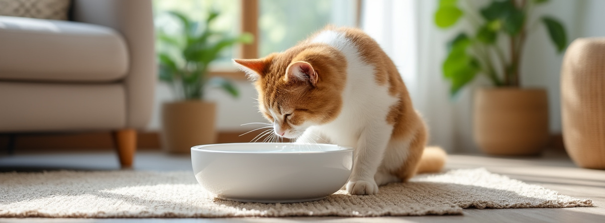 Keramik-Trinkbrunnen für Katzen